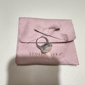 Judith Ripka Ripka Mother of Pearl Doublet Cocktail Ring Sz 7